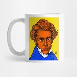 SOREN KIERKEGAARD portrait .2 Mug